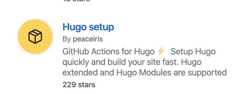 Hugo setup