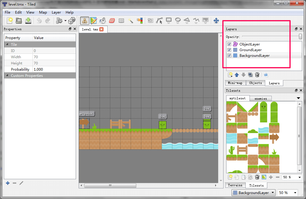 layer names